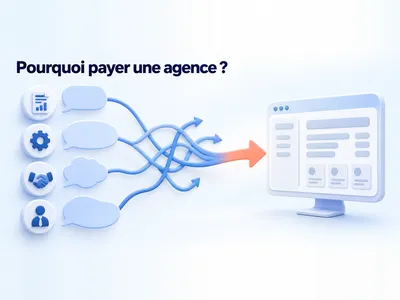 Quatre métiers de l'entreprise décrivent chacun autre chose, et les demandes se rejoignent en une seule application