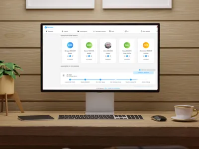 Interface de suivi de dossiers clients de la plateforme Become