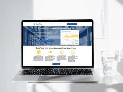Écran de la solution de gestion de données DataPowa