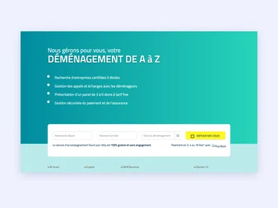 Back-office Utily listant les déménageurs abonnés et les leads qui leur sont affectés